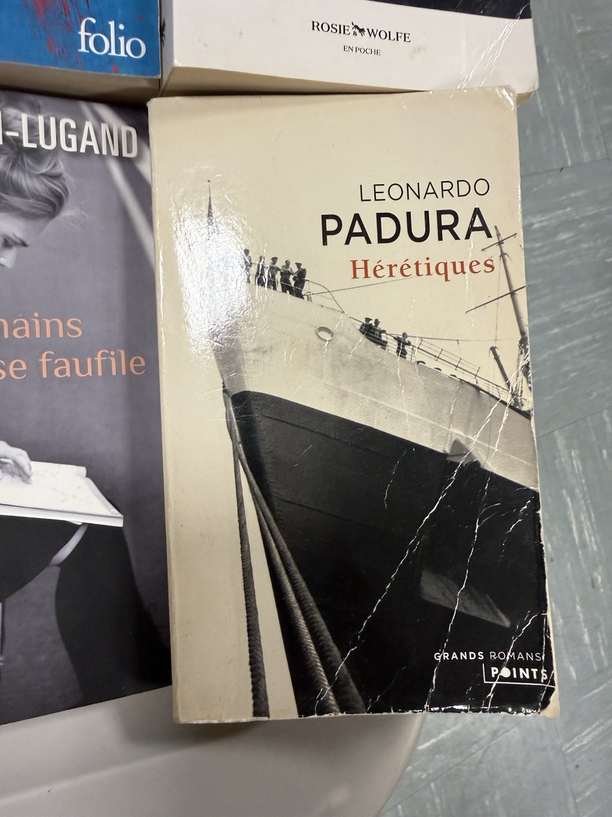 Lot of 10 books in the FRENCH Language Paperbacks. Mixed Genre