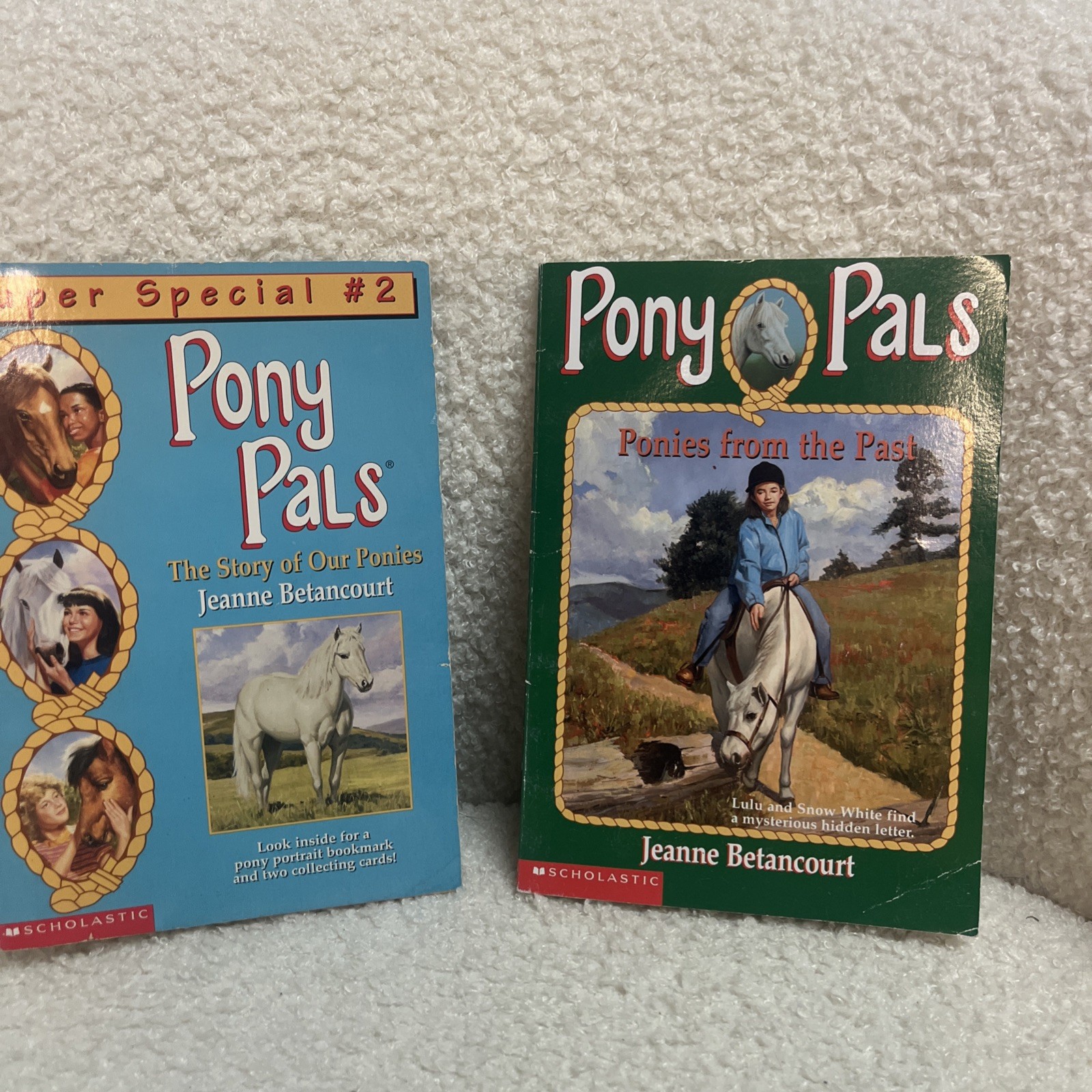 Lot 21 Pony Pals Book Paperback Horse Books Jeanne Betancourt Vintage Scholastic