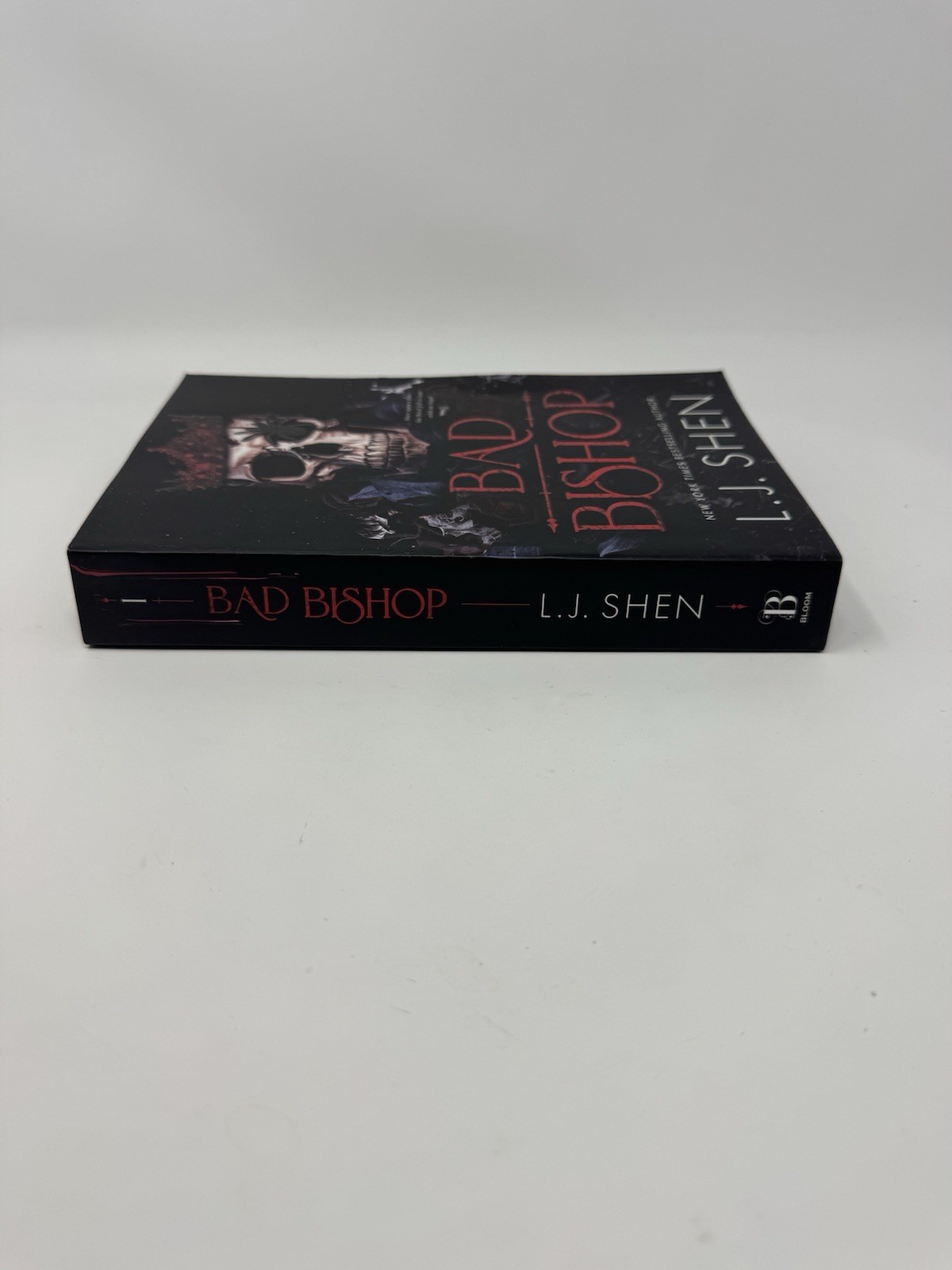 Bad Bishop Deluxe Edition L.J. Shen Paperback Sprayed Edges Society of Villains
