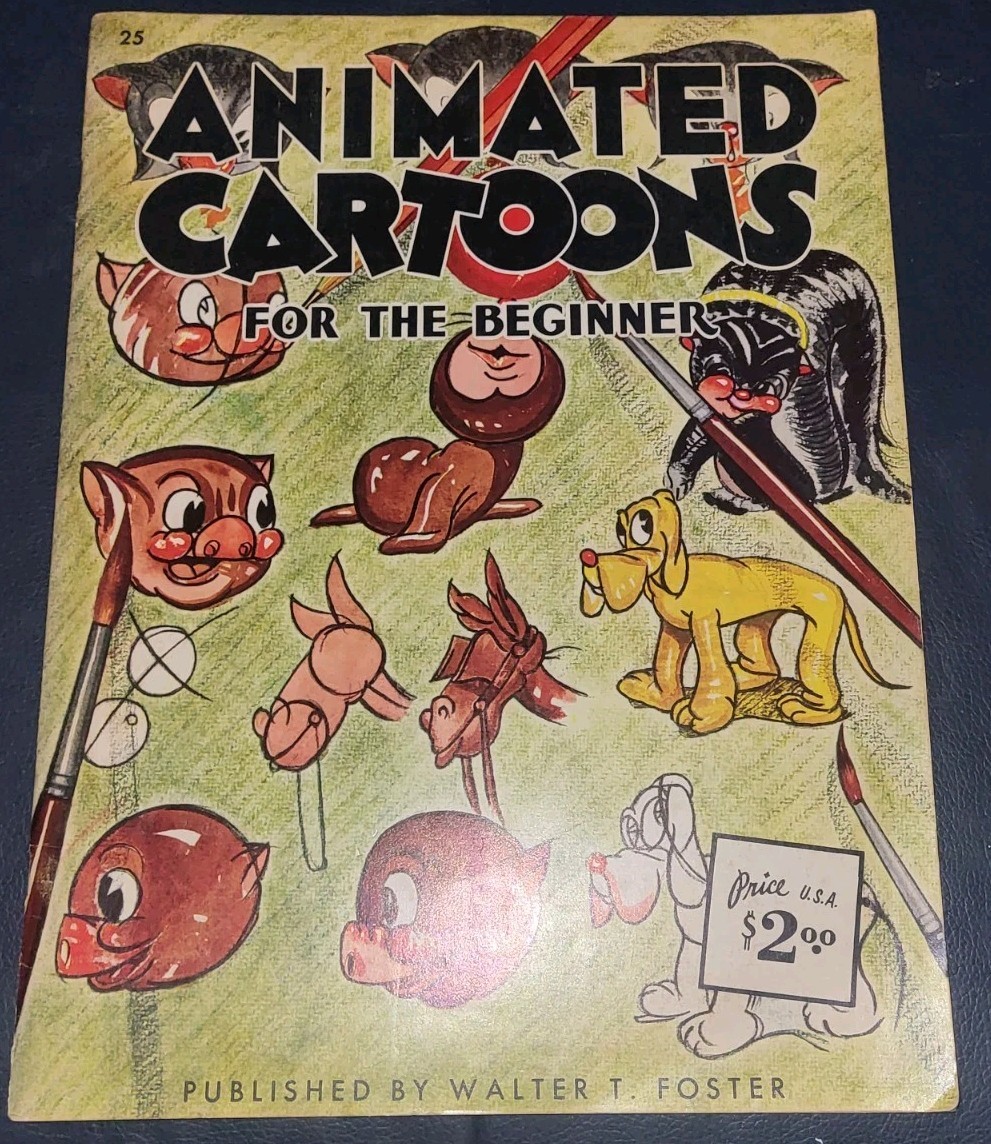 ✏️ Animation by Preston Blair LEARN HOW TO DRAW ANIMATED CARTOONS 1950’s Vintage
