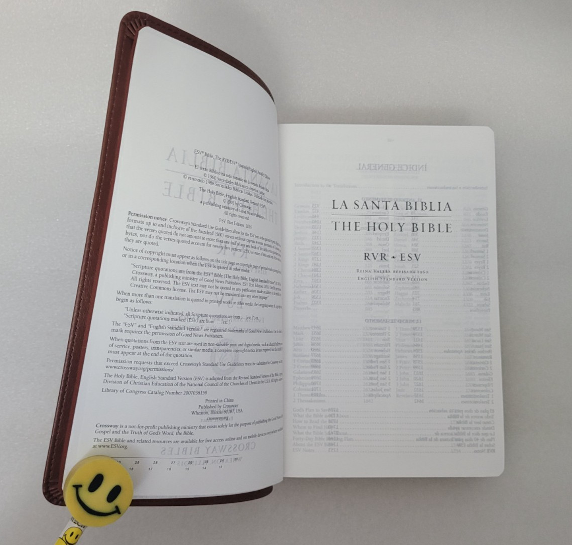 RVR / ESV *Bilingual* English/Spanish Bible La Santa Biblia / The Holy Bible
