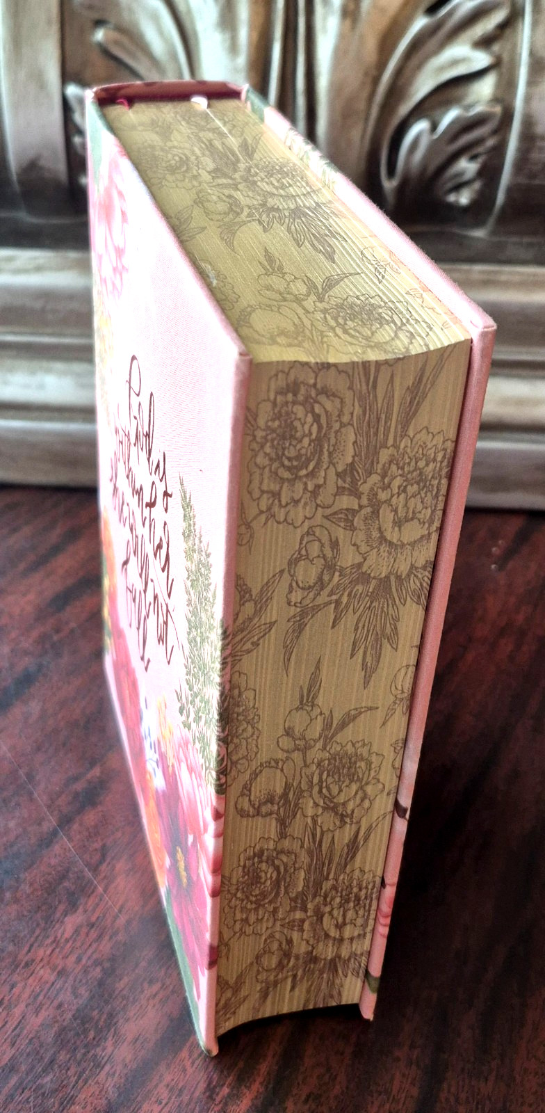 NIV Artisan Collection Journaling Bible (Hardcover Pink Floral, Red Letter) NEW