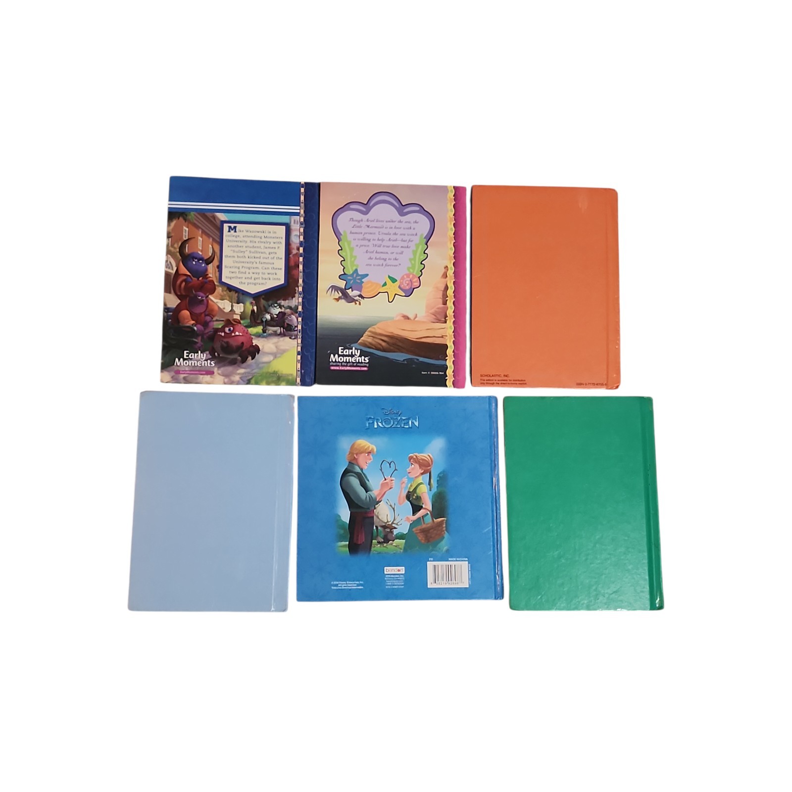 Walt Disney Children Hardcover Books 90s-2000s Lot of 6, Frozen Jungle Book More
