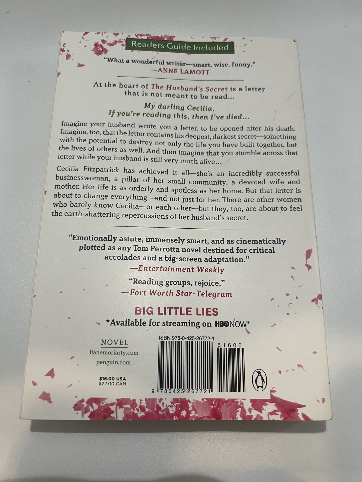 Husband’s Secret by Liane Moriarty (2015, Trade Paperback)
