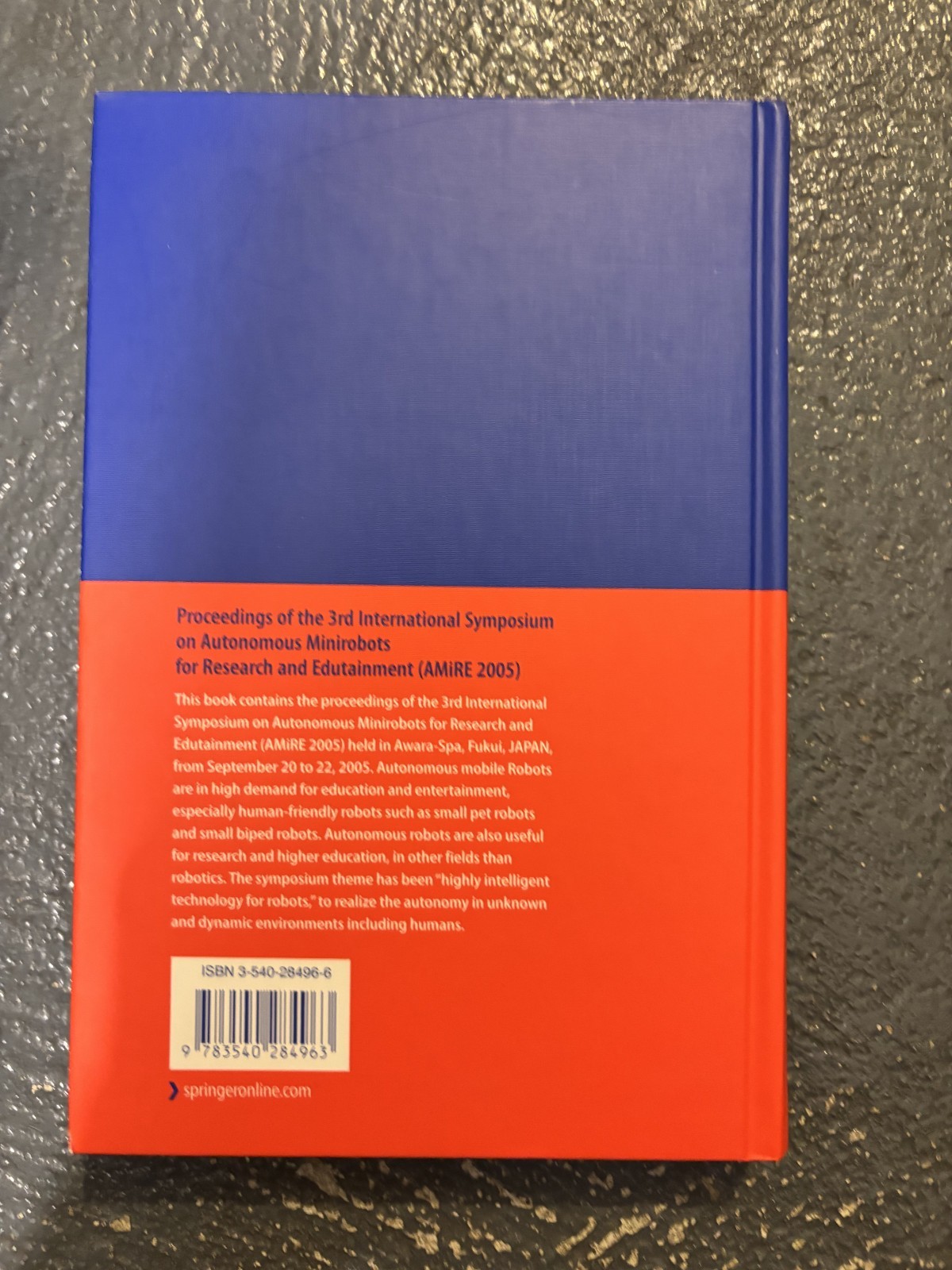 Proceedings of the 3rd International Symposium on Autonomous Minirobots for Rese