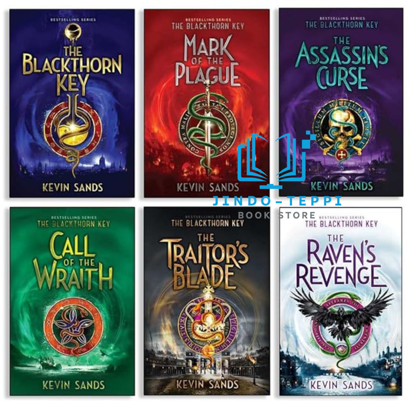 Blackthorn Key Complete Set 1-6 Hardcover Box Set Kevin Sands NEW