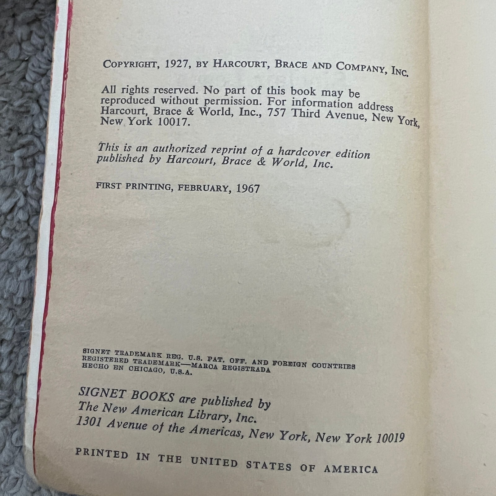 Elmer Gantry Historical Fiction Paperback Book by Sinclair Lewis Signet 1967