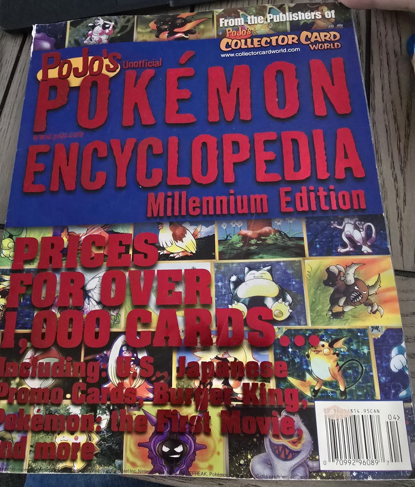 PoJo’s Unofficial Pokémon Encyclopedia Millennium Edition Paperback Full Color