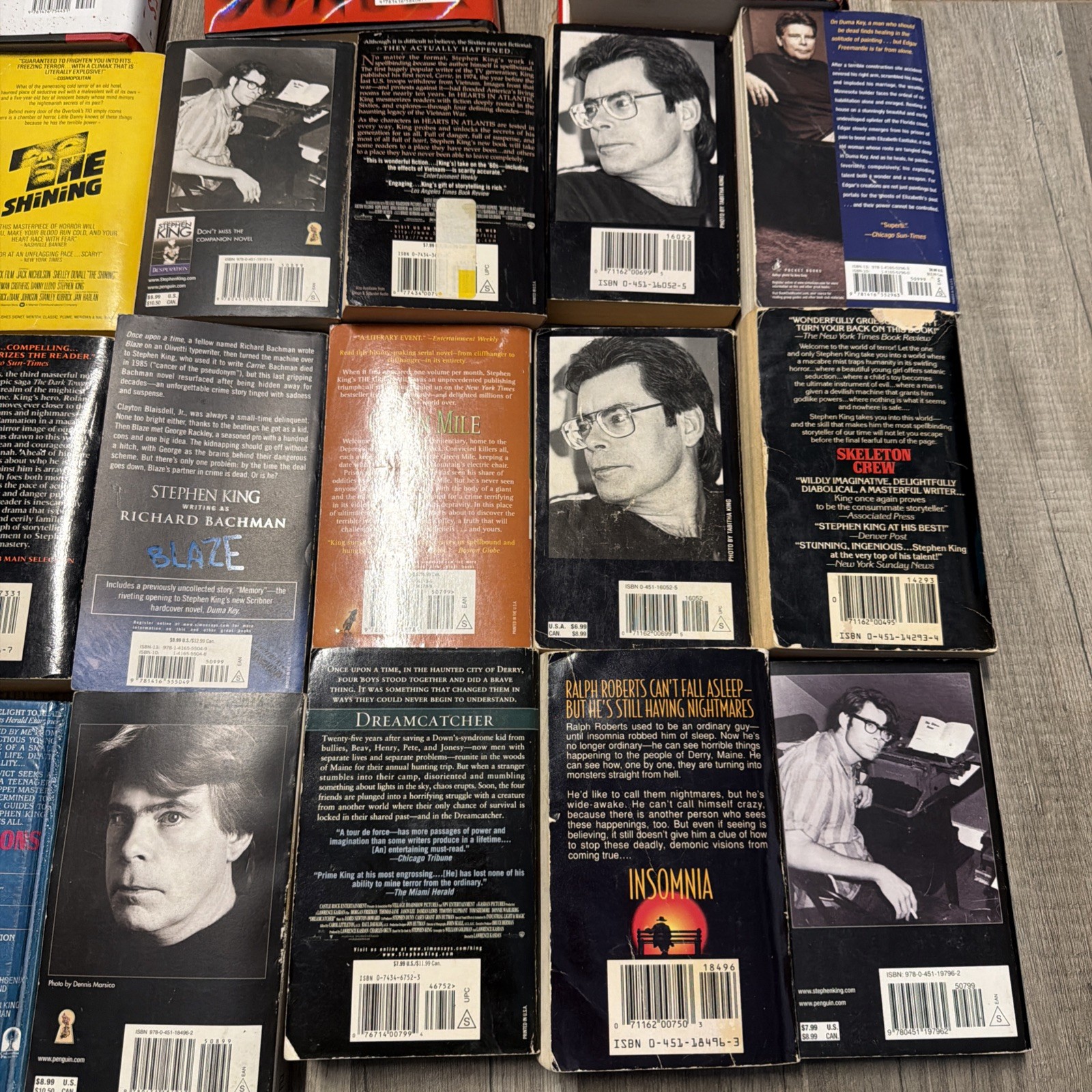 Stephen King Book Lot Of 21 Hardcover & Paperback Multiple Titles