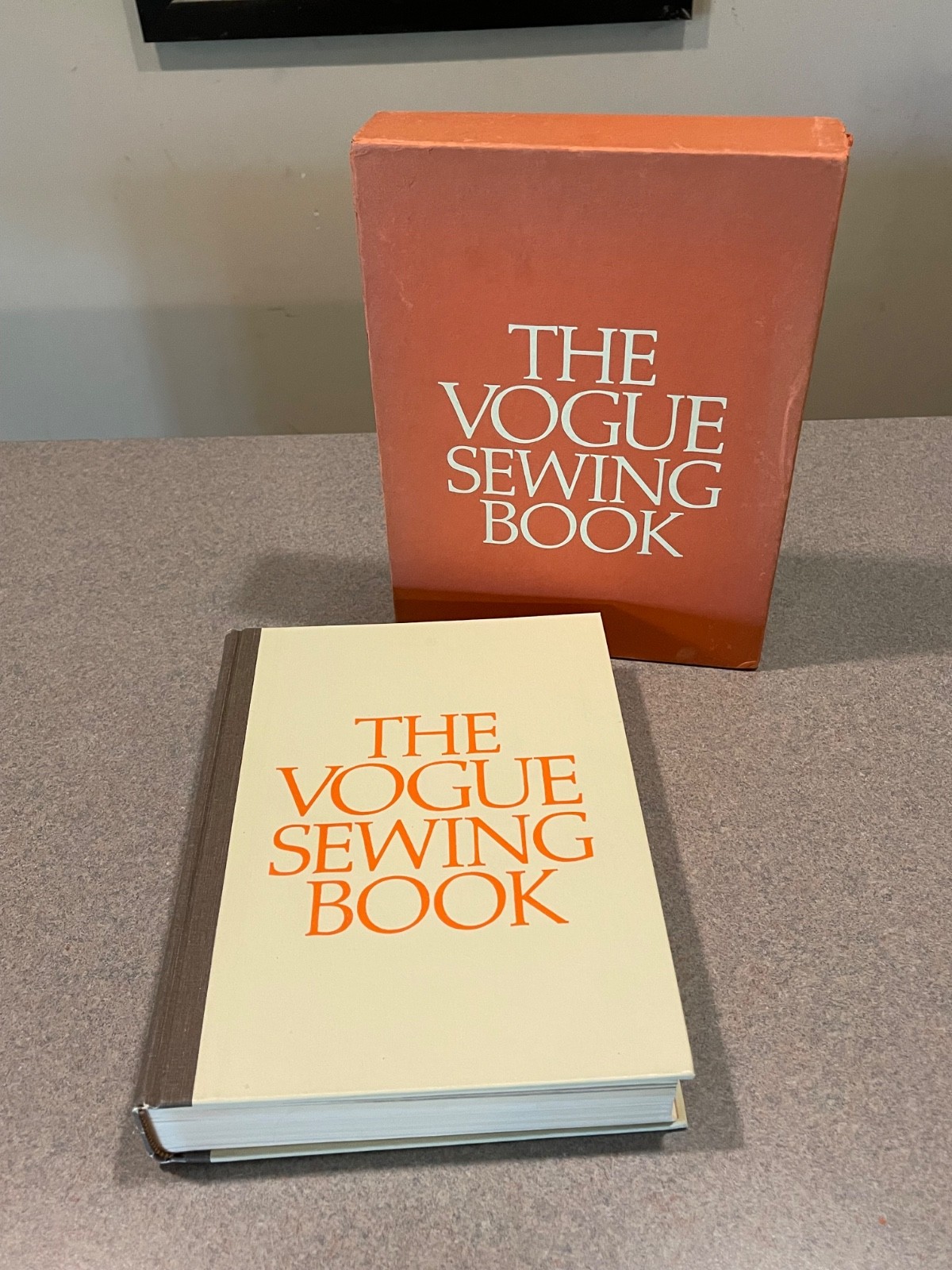 The Vogue Sewing Book w/ Slipcase (1970 Vintage First Edition 3rd pr Hardcover)