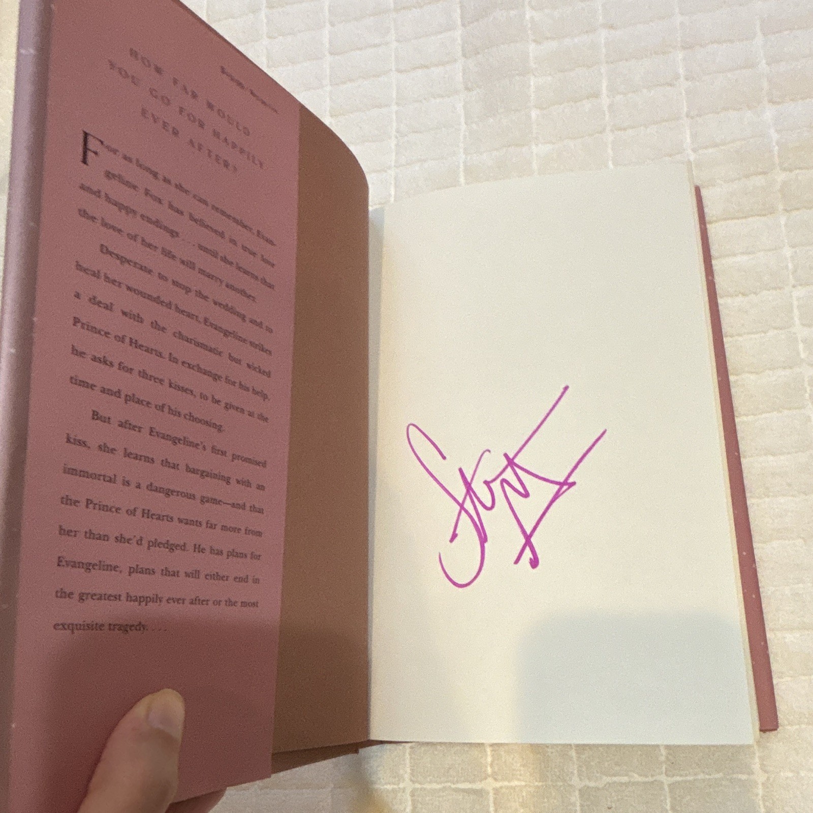 Stephanie Garber Once Upon a Broken Heart Hardcover Signed B&N Exclusive Edition