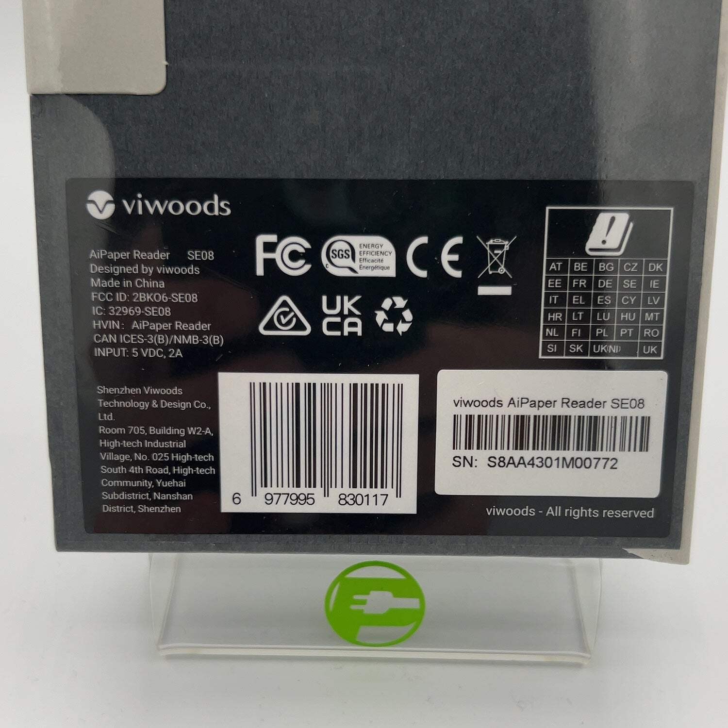 New Viwood AiPaper Reader SE08 AiPaper Reader SE08