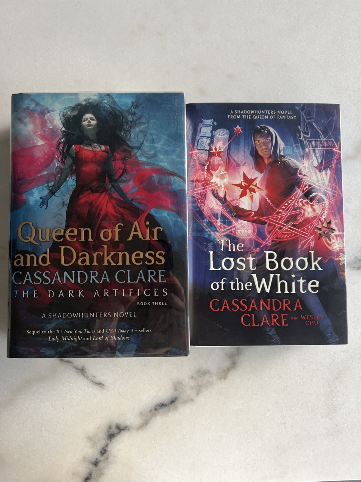 Signed Queen Of Air And Darkness Cassandra Clare & UK Lost Book Of The White