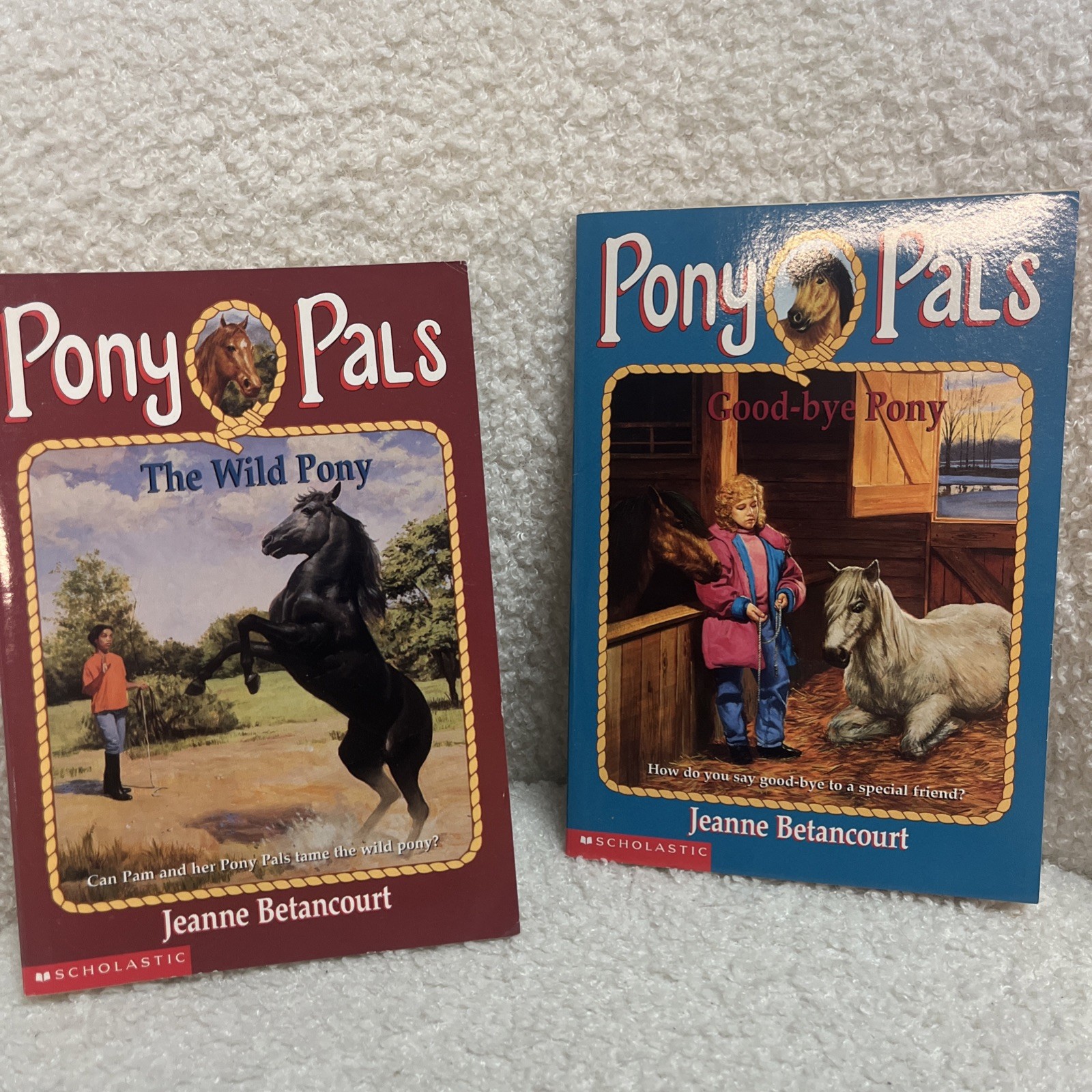 Lot 21 Pony Pals Book Paperback Horse Books Jeanne Betancourt Vintage Scholastic