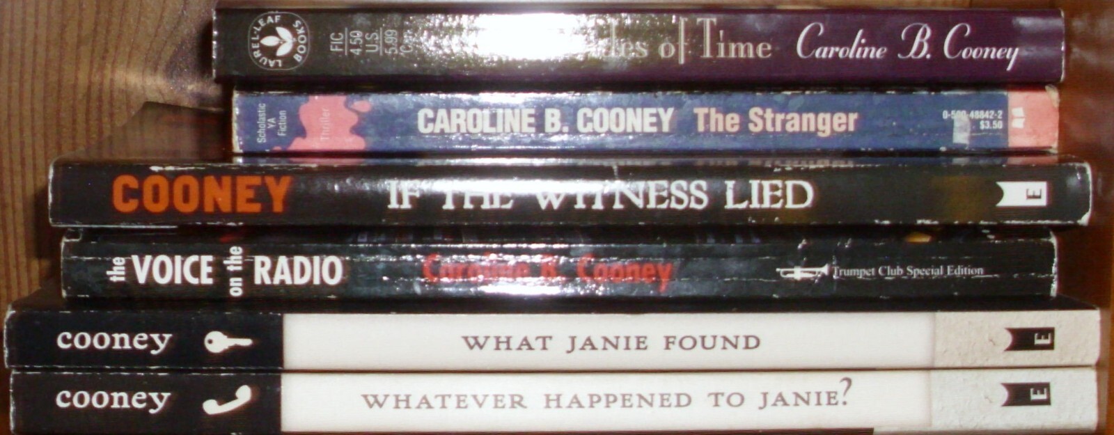CAROLINE COONEY lot of 6 Young Adult/Teen ~ HORROR/THRILLER PBs *Free Shipping!