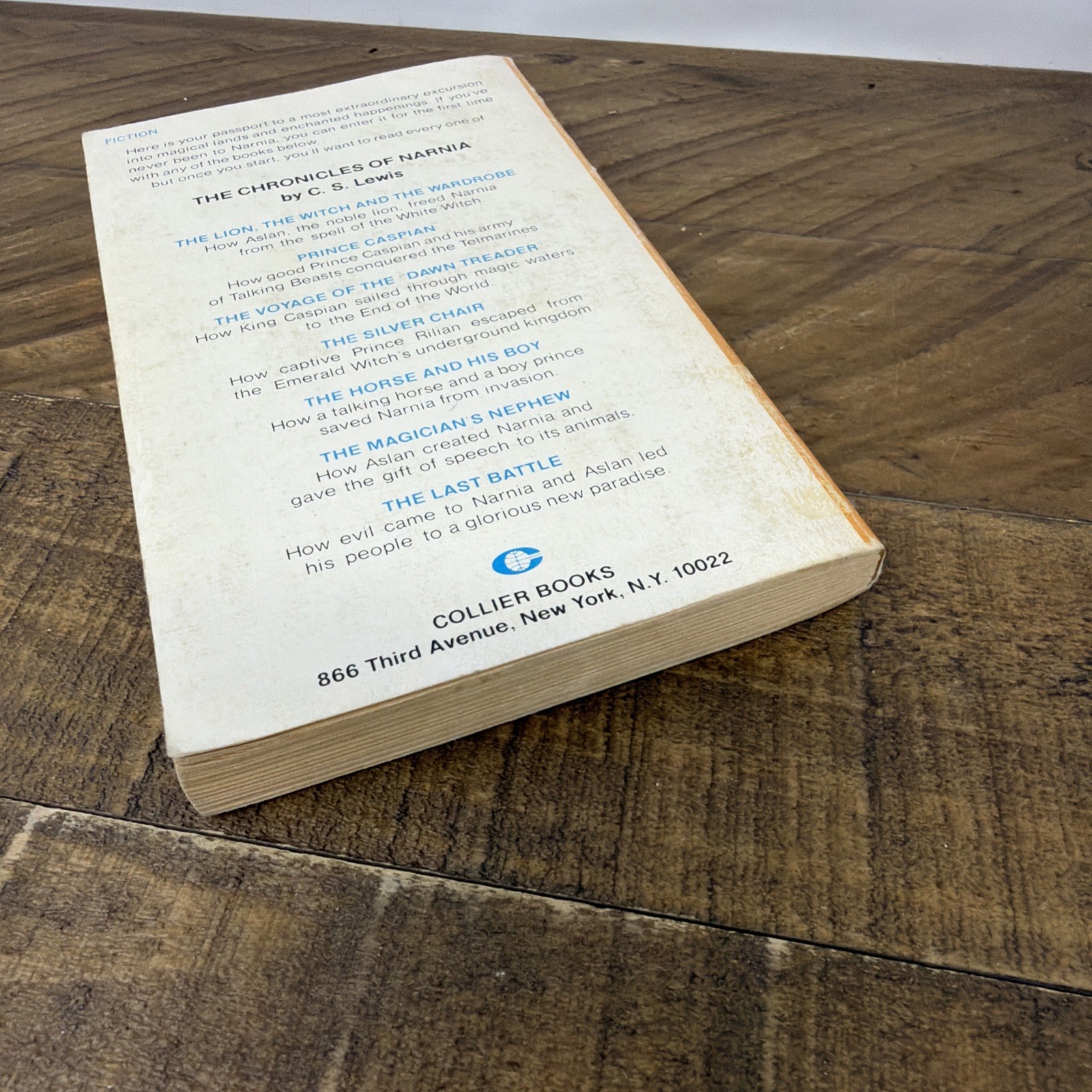 The Last Battle CS Lewis 1974 Vintage The Chronicles of Narnia Book 7 Paperback
