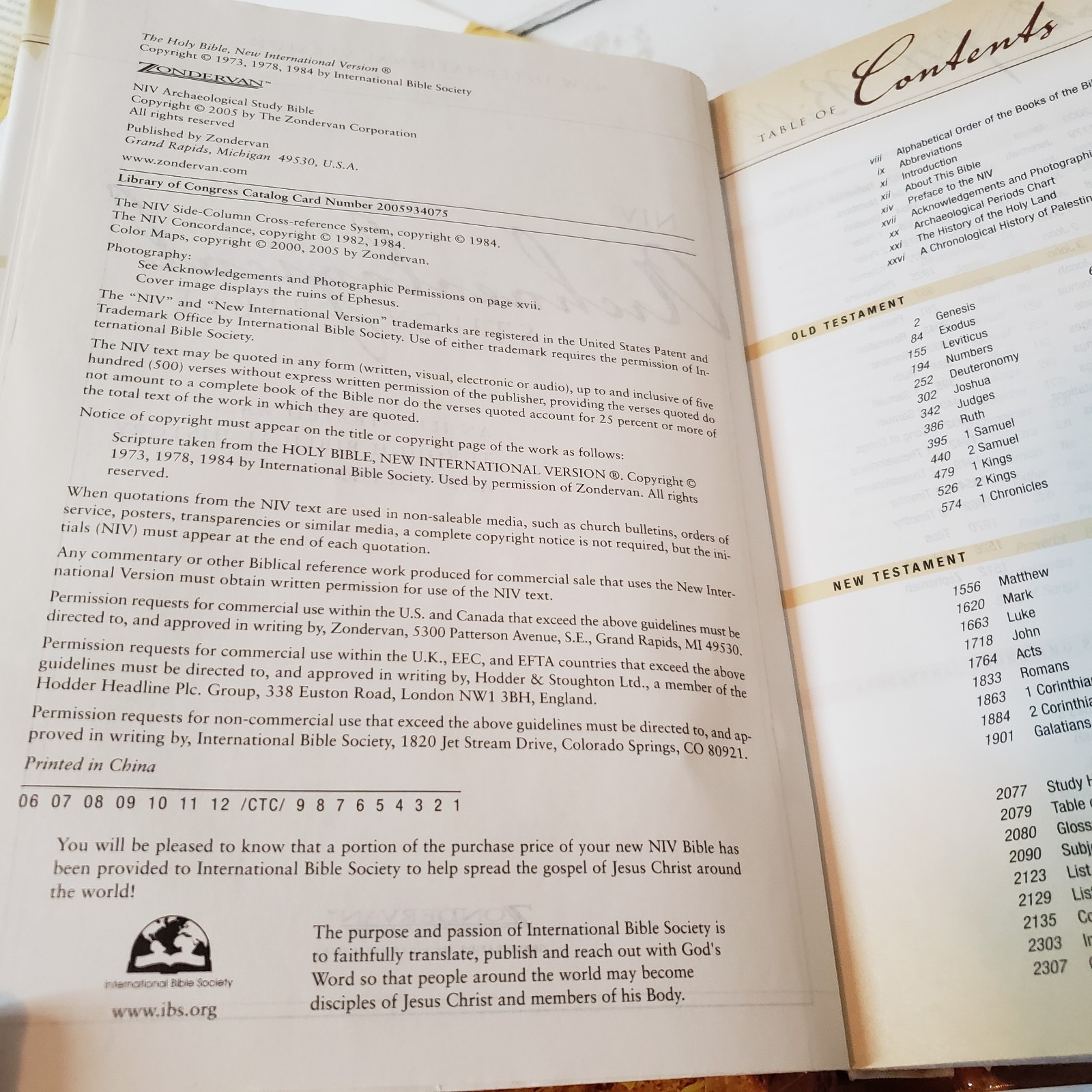 Zondervan Archaelogical Study Bible NIV Hardcover Book W/Software Disc 2005