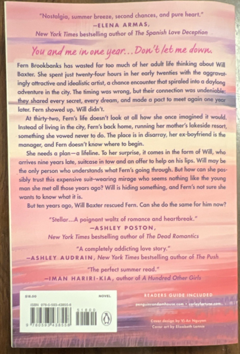Meet Me at the Lake by Carley Fortune Paperback Fiction Romance