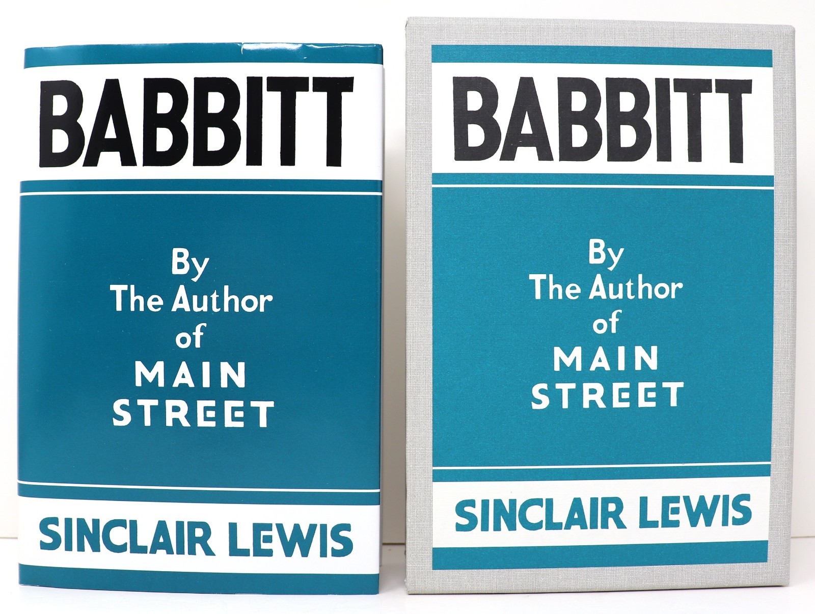 Babbitt by Sinclair Lewis – First Edition Library Facsimile Book with Slipcase