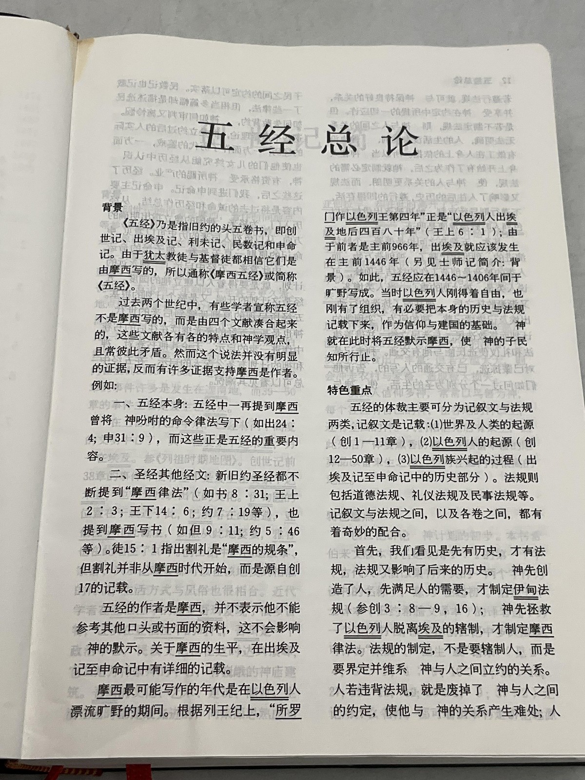 圣经 研用本 CHINESE STUDY BIBLE SOFTCOVER, FAUX LEATHER VARIOUS AUTHORS CHINA BLACK