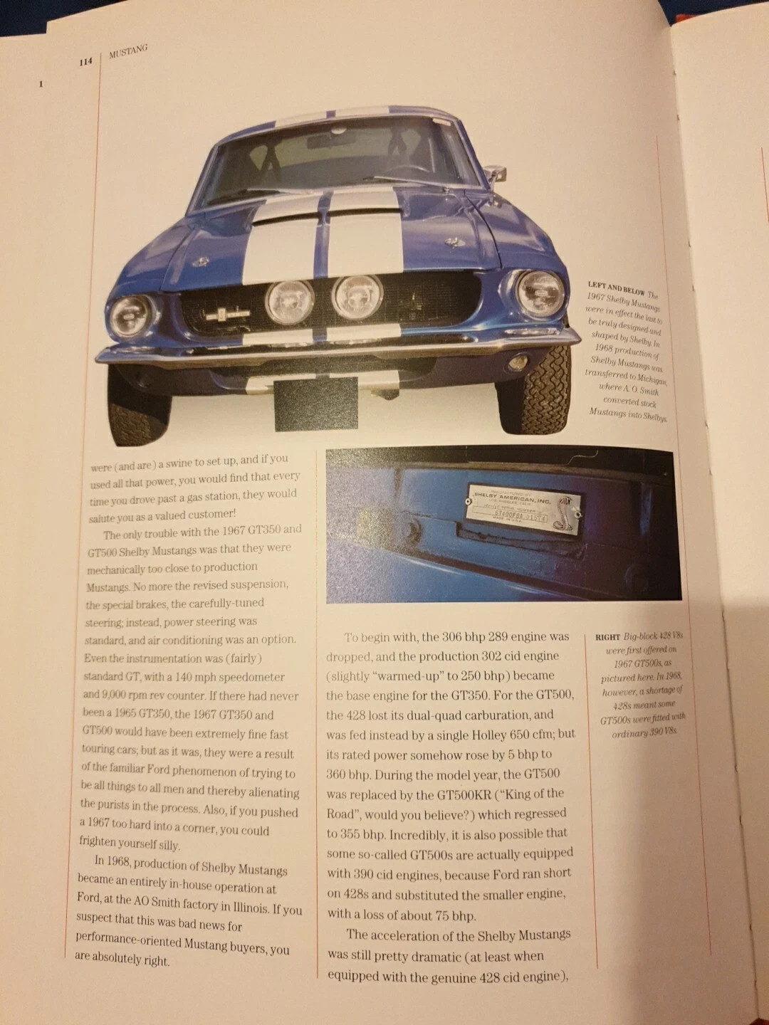 Mustang America’s Legend Book – 128 Pages of Mustang