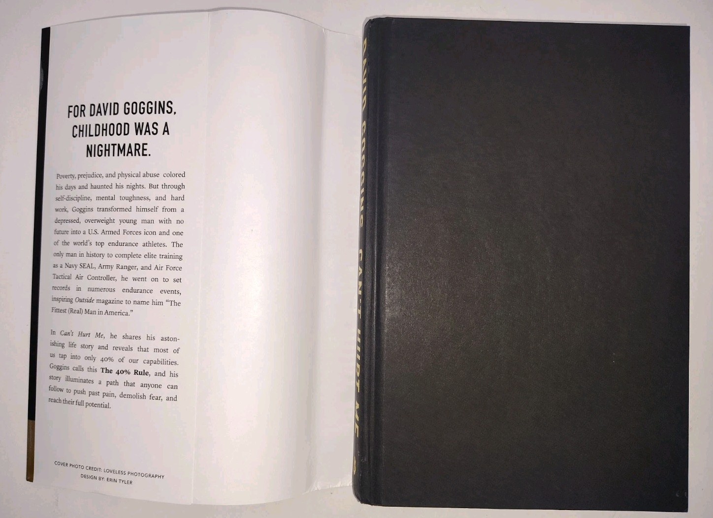 CAN’T HURT ME: Master Your Mind and Defy the Odds by David Goggins (2018, HC/DJ)