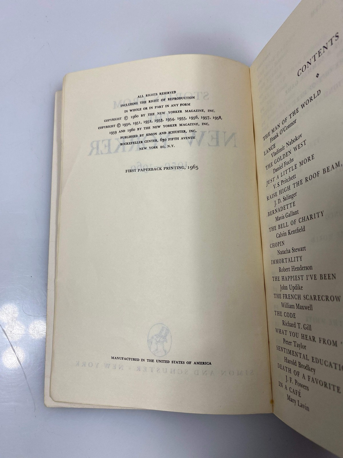 Three Vol. of 170 Short Stories from the New Yorker 1965 SC Slip Case