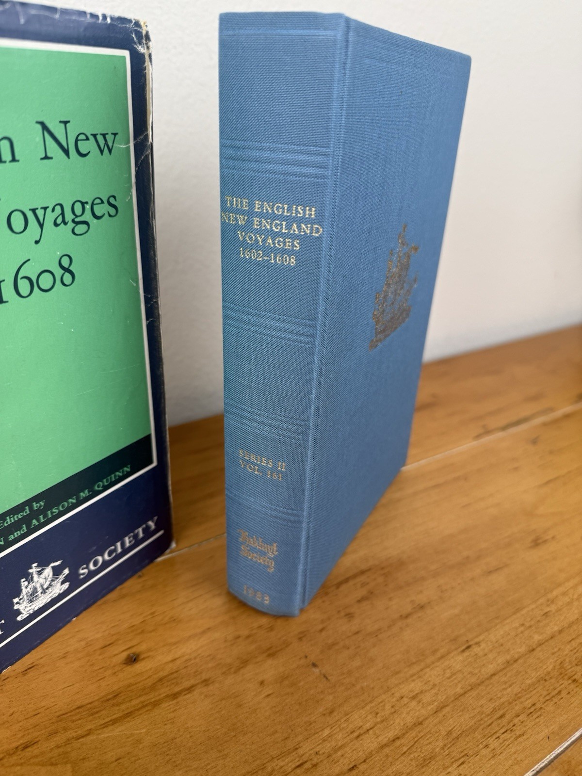 The English New England Voyages 1602 – 1608 ; by Quinn – Hakluyt Society HC Book