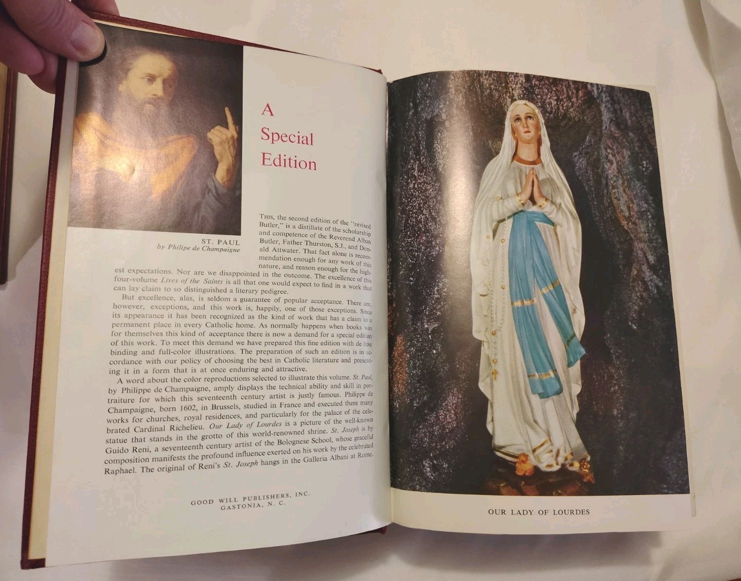 Butler’s Lives of the Saints Complete 4 Vol Set 1962 Special Edition Catholic