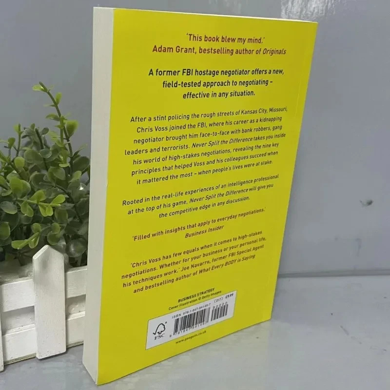 Never Split the Difference: Negotiation Techniques for Adults by Chris Voss Emot