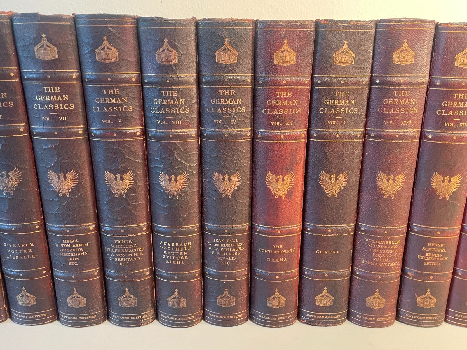The German Classics: Masterpieces of German Literature, 20 Vol. 1914 Complete