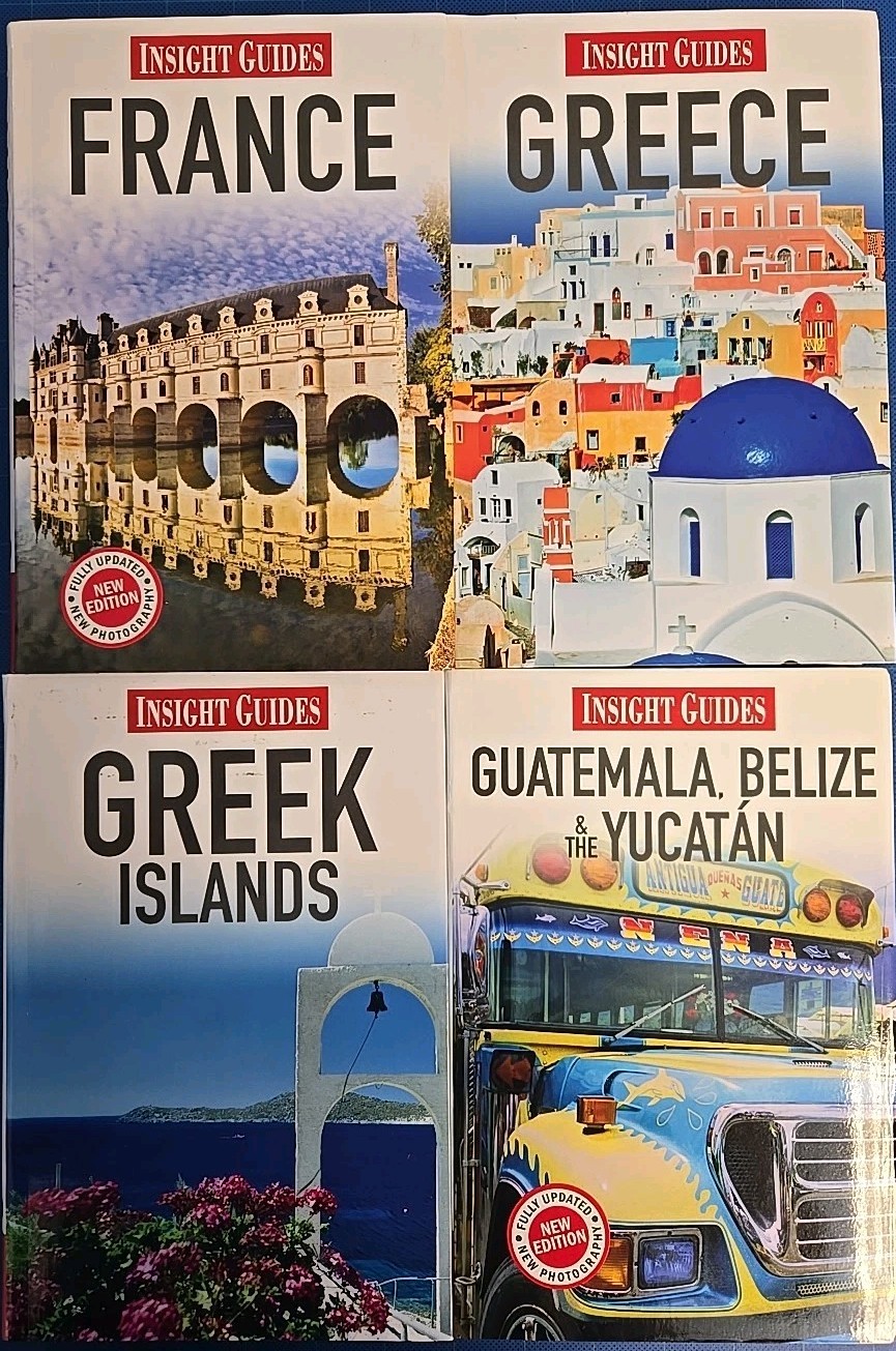 Insight Guides Travel Guidebooks 16 lot Vietnam Greece Israel Brazil Switzerland