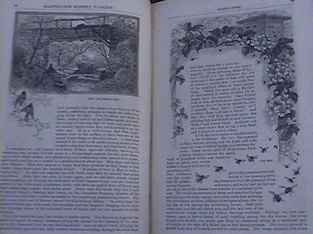 Harpers Magazines 1800s&1900s Shelfworthy Volumes Leather Classic Authors NonFic