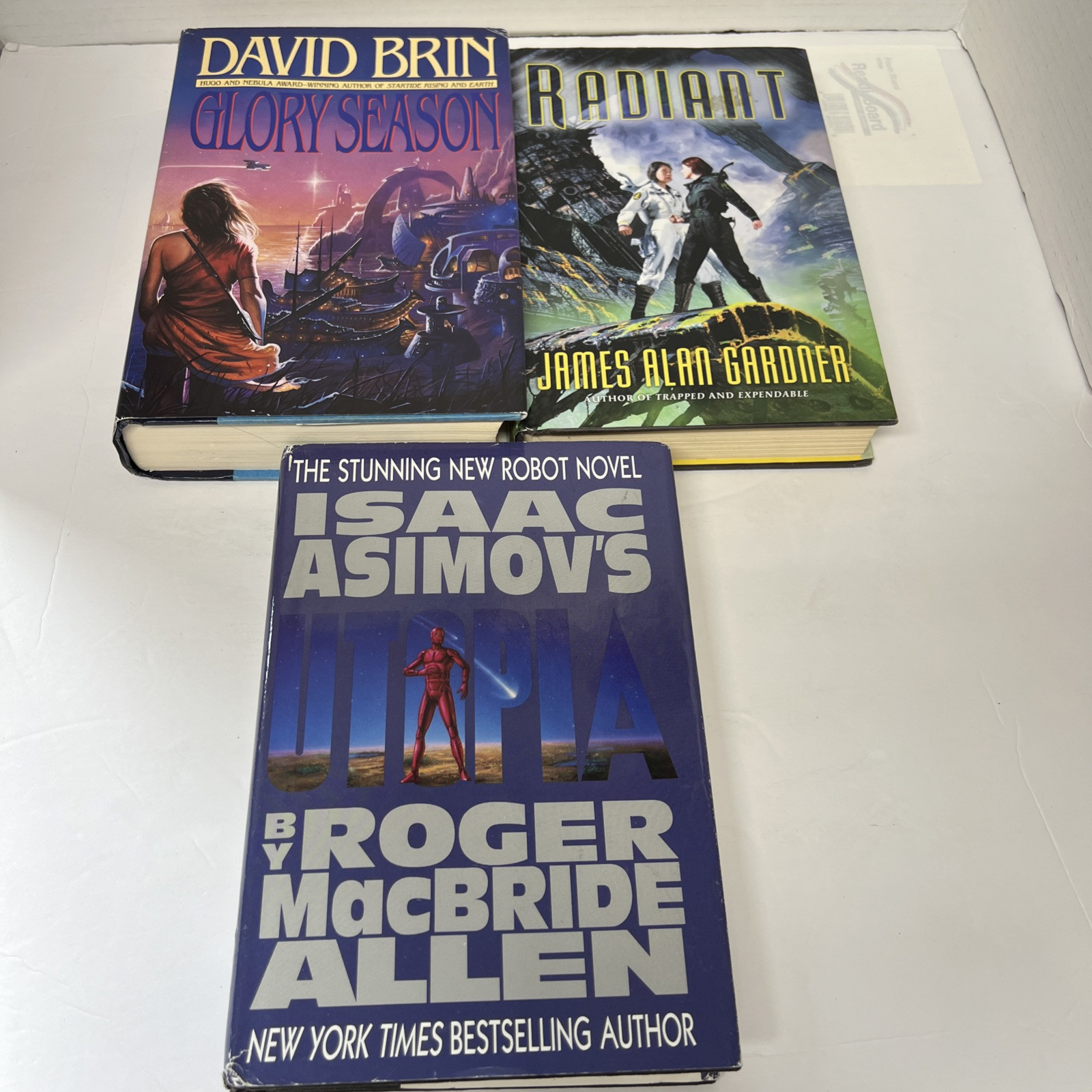 Lot of 12 Sci-Fi / Fantasy Hardcover Books from 80/90/2000s Many 1st Printings!