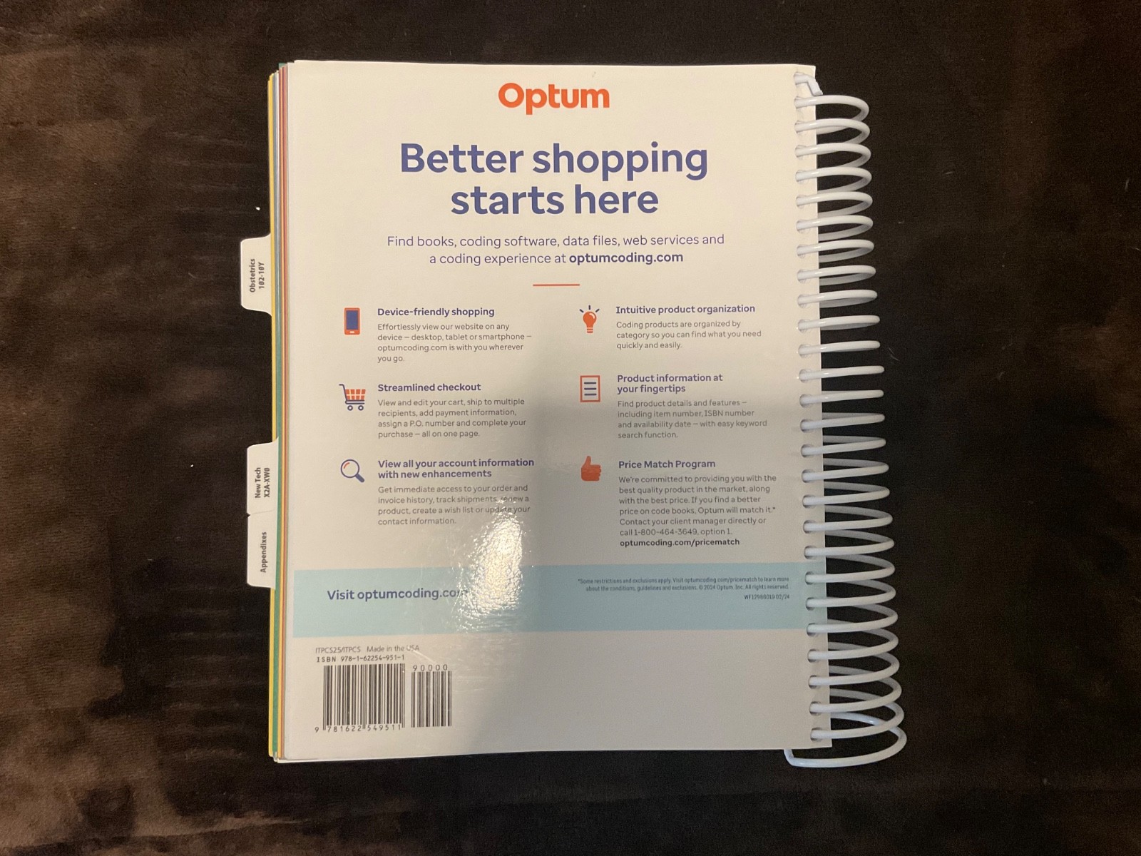 2025 ICD-10-PCS Expert (Spiral) – by Optum (ISBN: 978-1-62254-951-1)