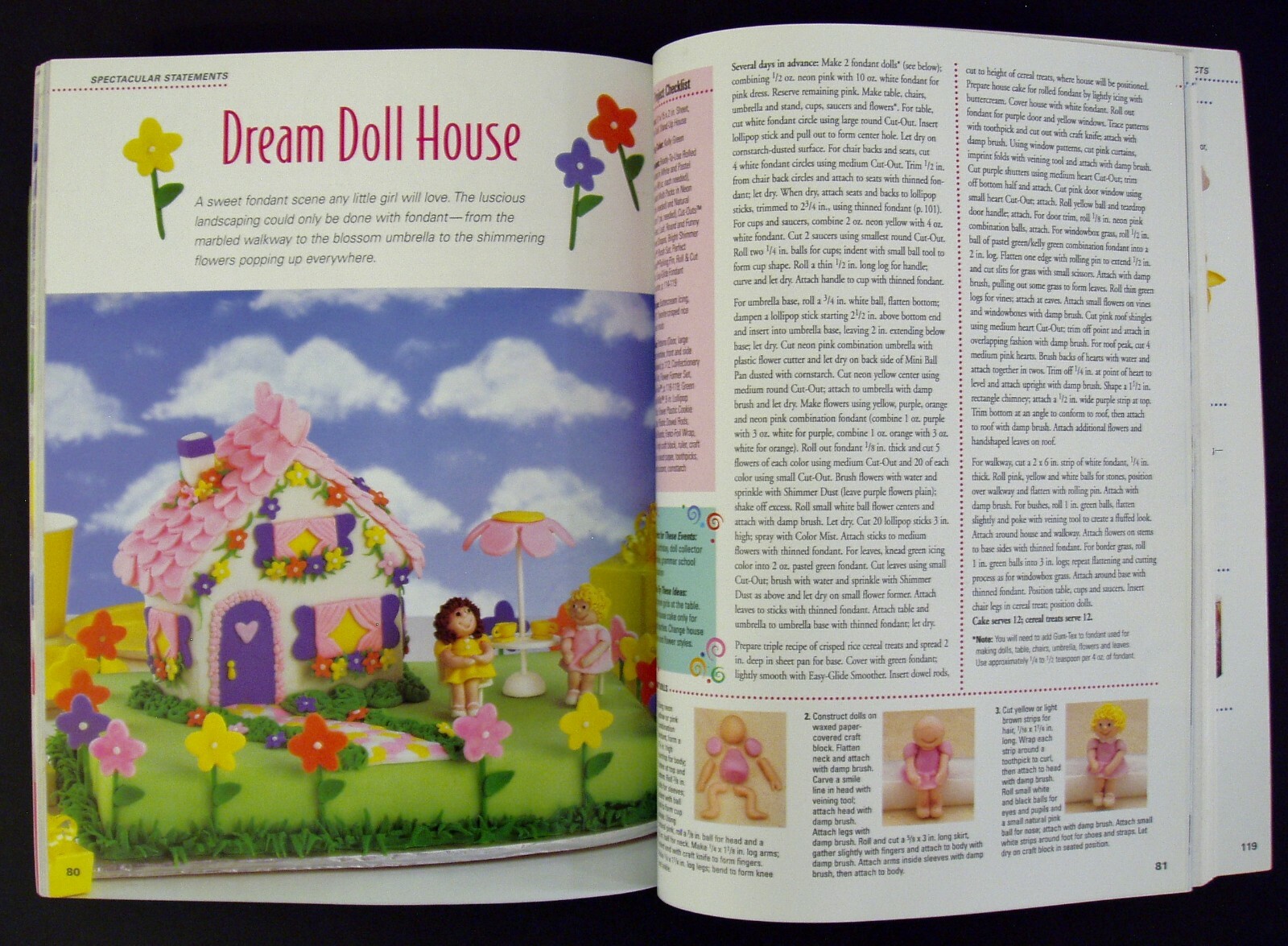 Wilton Celebrate with Fondant Cake Decorating Book Birthday Wedding Cookbook