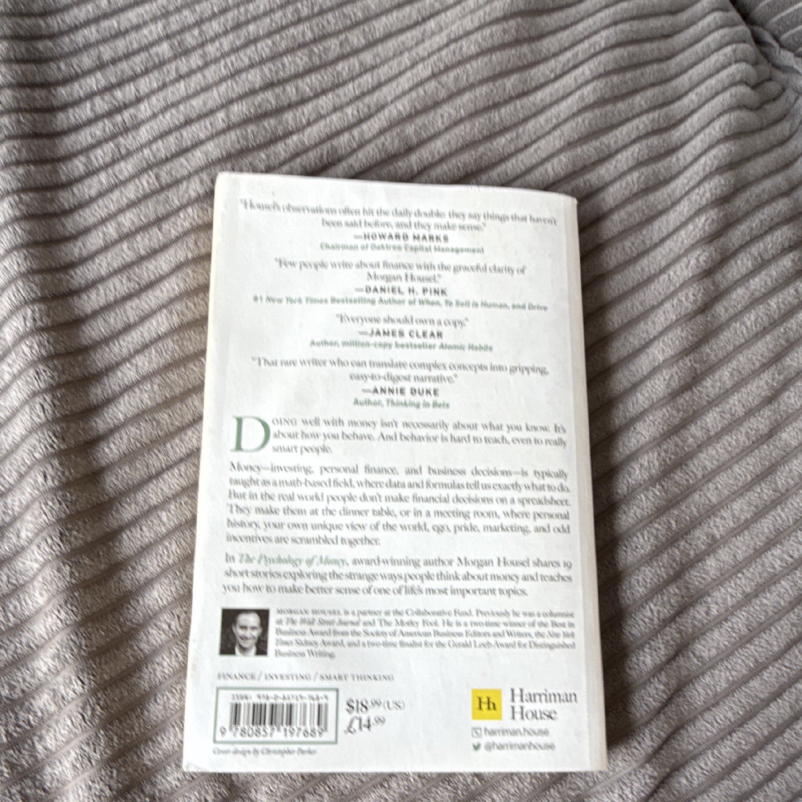 Morgan Housel Psychology of Money Trade Paperback 2020 Harriman House Finance