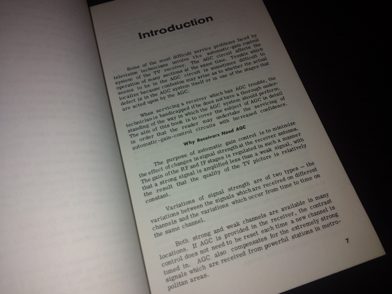 Servicing AGC Systems TV Circuit Carter Lesh 1961 Sams 126 Pages