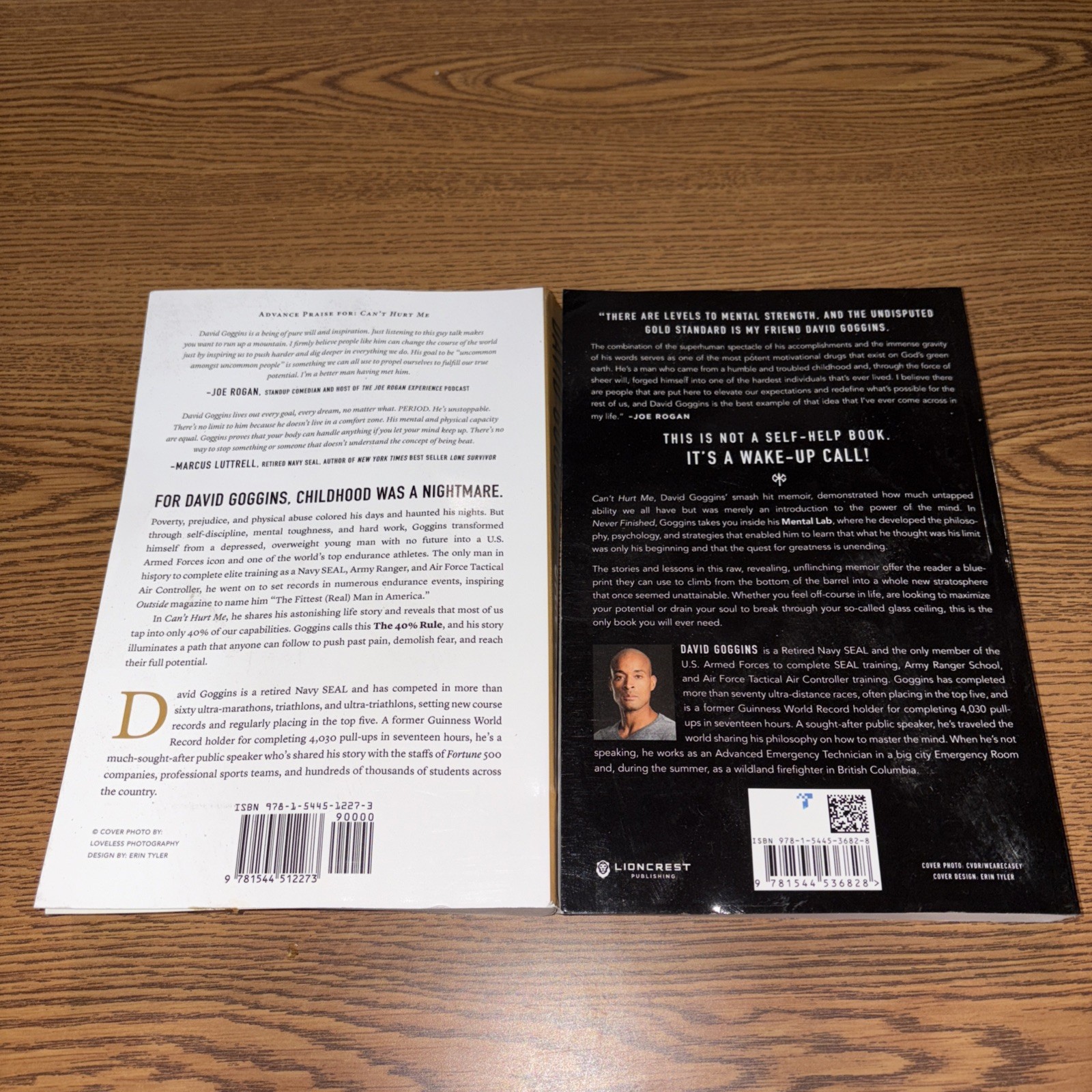Can’t Hurt Me + Never Finished by David Goggins – 2 Book Set I1-10