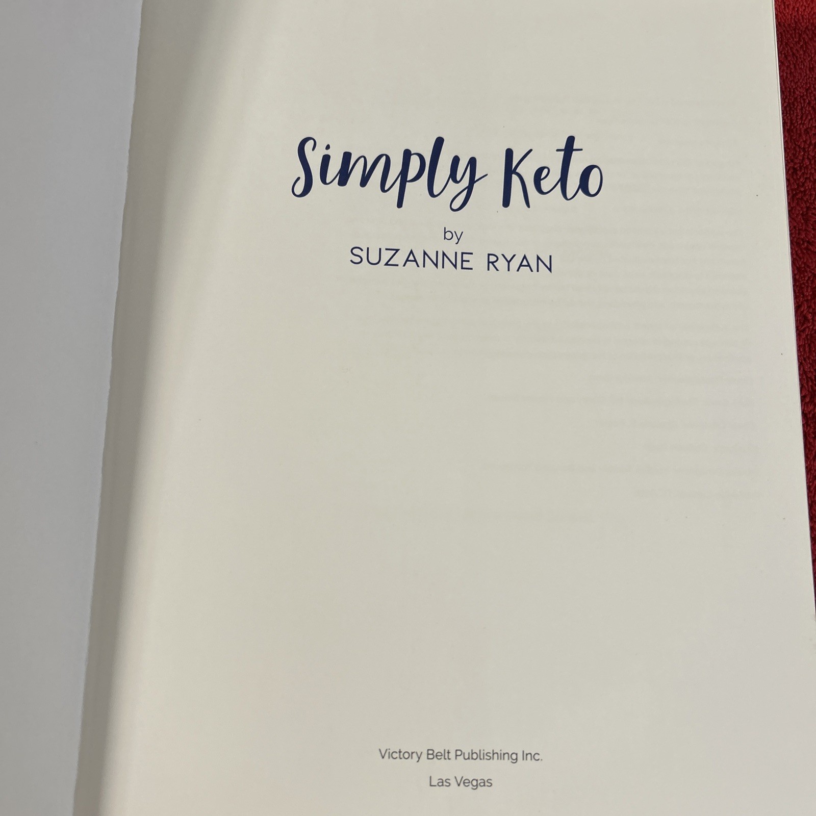 Keto 2 Cookbook Simply Keto 152 pages and Heathy Keto 336 Pages Mint