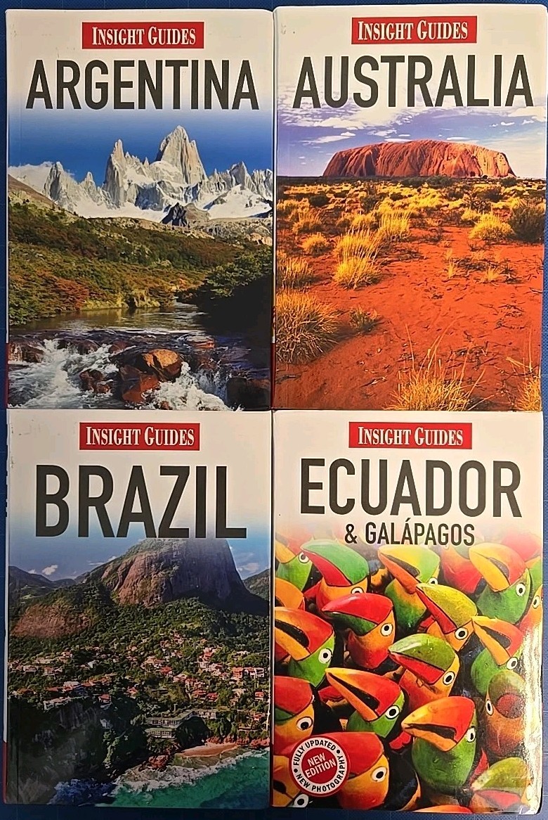 Insight Guides Travel Guidebooks 16 lot Vietnam Greece Israel Brazil Switzerland