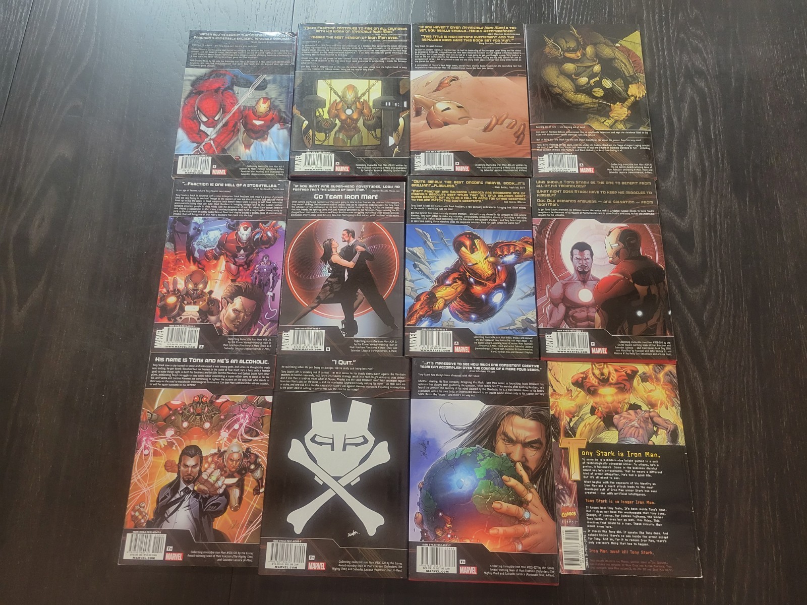 Invincible Iron Man by Matt Fraction Volumes 1-11 in HC and TPB