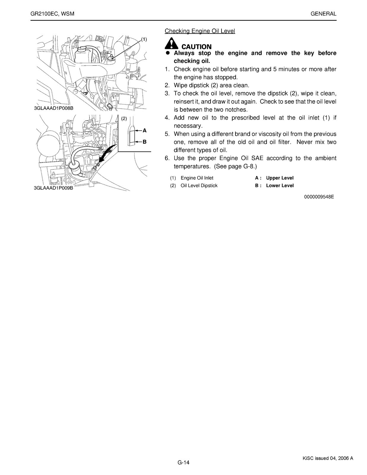 KUBOTA GR2100EC Riding Mower Workshop Manual 2005 – WIRE BIND – TOUGH COVERED