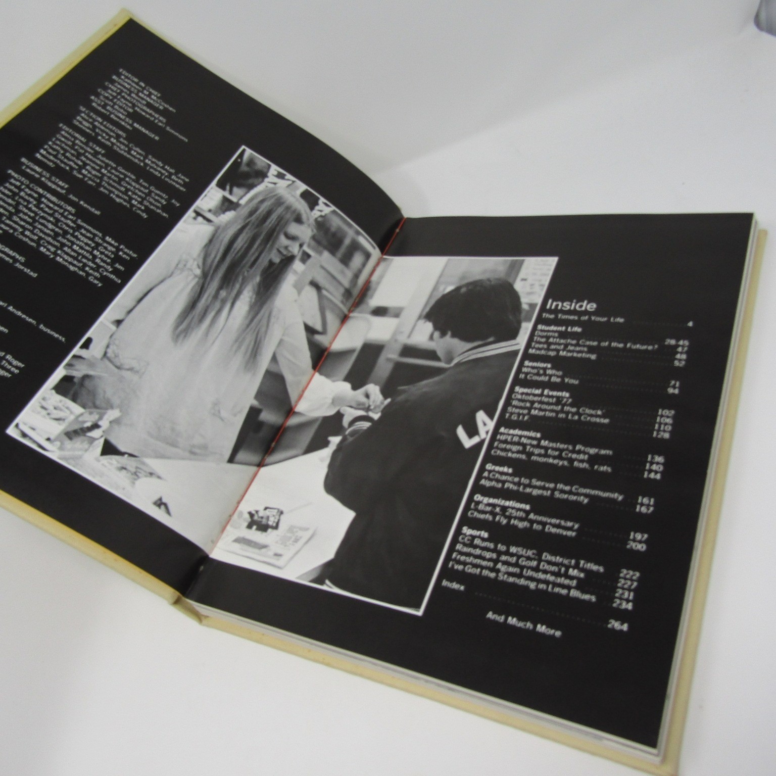 1978 UW-LaCrosse College Yearbook University Wisconsin Hardcover 272 Pages