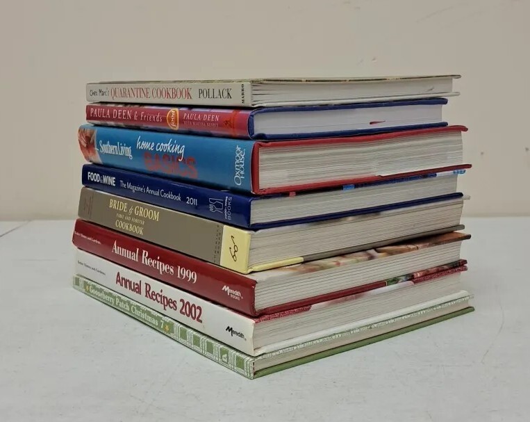HC Cookbooks Lot Of 8. Christmas, Food & Wine, Southern Living, More #6.6.9