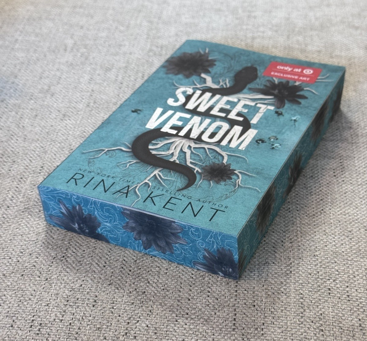 Sweet Venom By Rina Kent Target Exclusive Edition Sprayed Edge Character Art