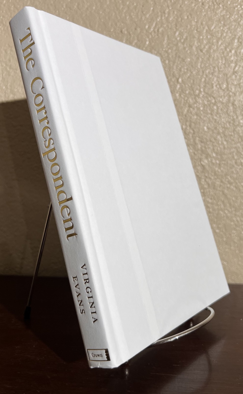 SIGNED ~ THE CORRESPONDENT by Virginia Evans (2025, Hardcover) Later Printing