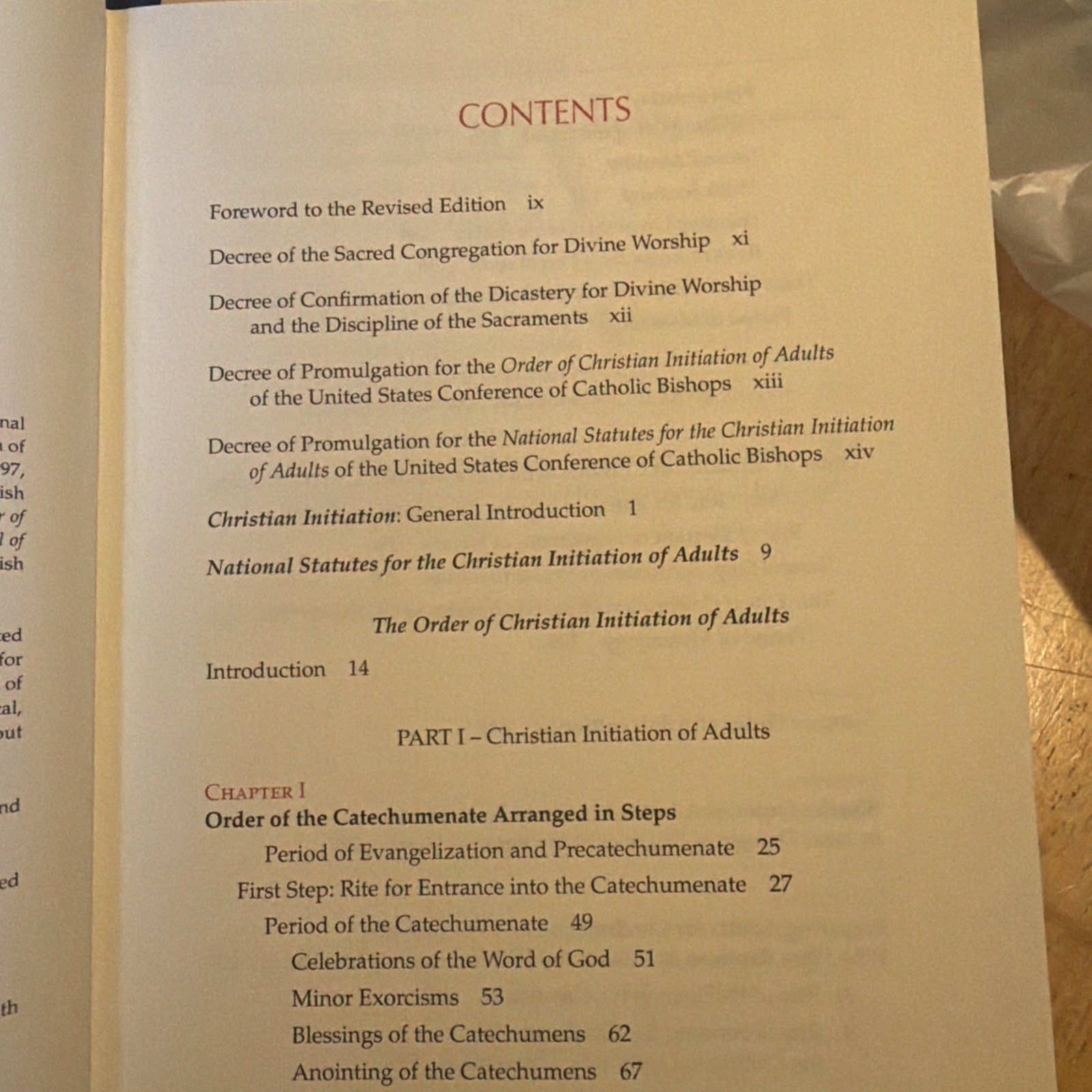 Order of Christian Initiation of Adults: Ritual Edition 2024 Hardcover