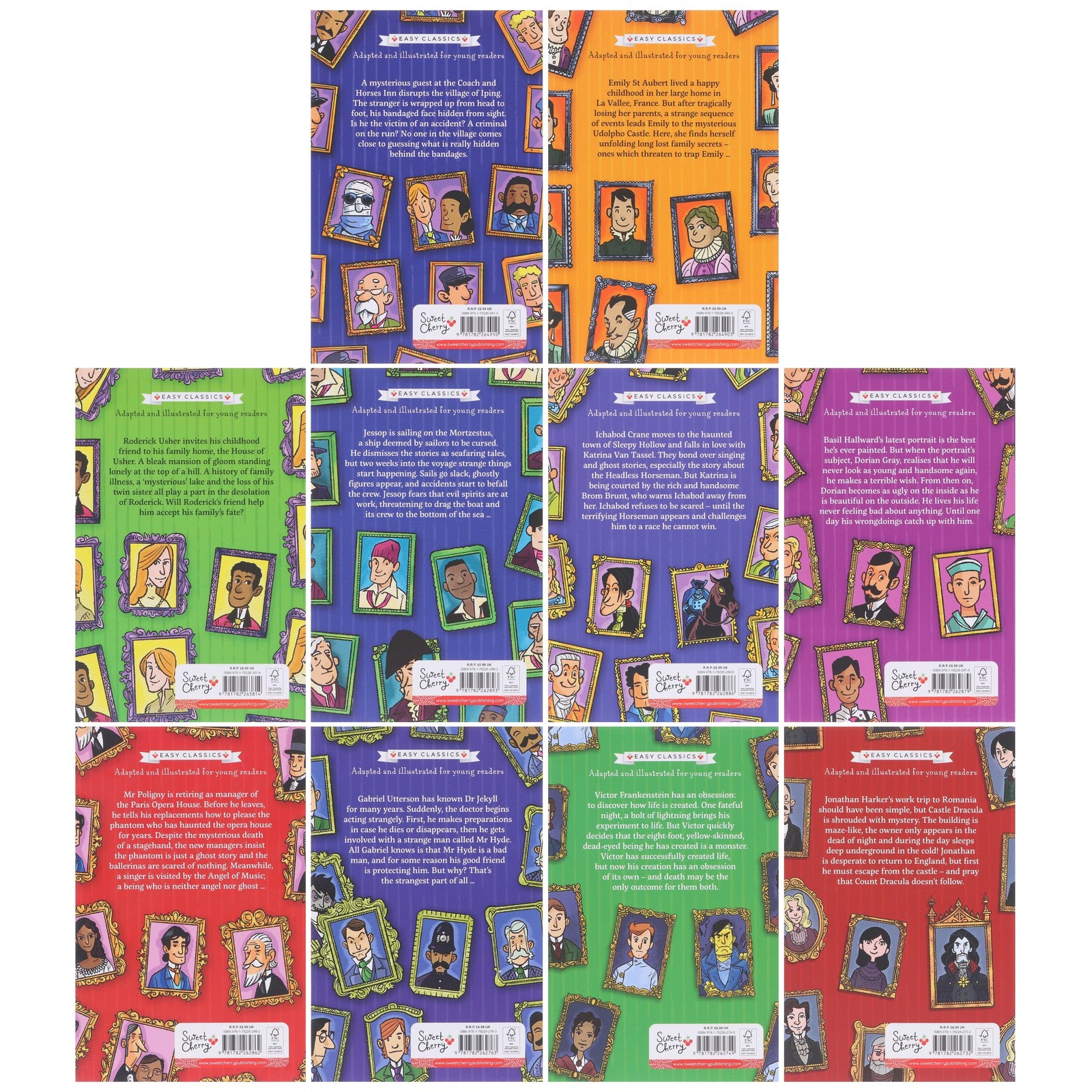The Creepy Classics: Children’s Easy Classics 10 Books Box Set – Ages 7-11 – PB