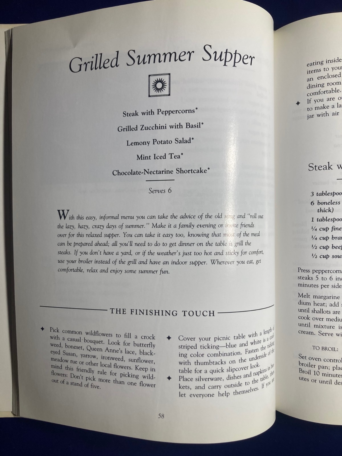 Betty Crocker’s Easy Entertaining. 1992 FIRST EDITION.